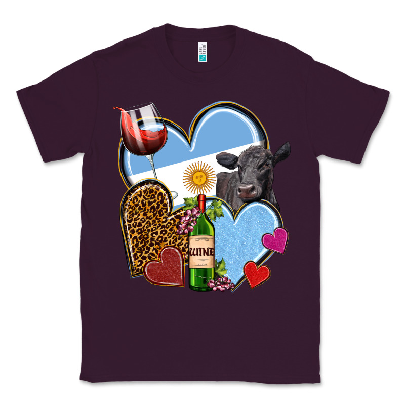 Argentina Hearts Classic Tee by NancyCooperArtShop | Teevron