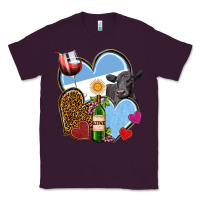 Plum Argentina hearts Classic Tee - NancyCooperArtShop