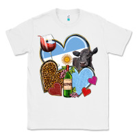 White Argentina hearts Classic Tee - NancyCooperArtShop