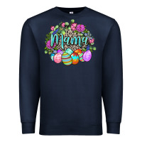 Navy Easter Mama Happy Easter Day Premium Sweatshirt - CowGirlArtShop