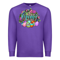 Purple Easter Mama Happy Easter Day Premium Sweatshirt - CowGirlArtShop