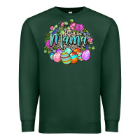 Sports Green Easter Mama Happy Easter Day Premium Sweatshirt - CowGirlArtShop