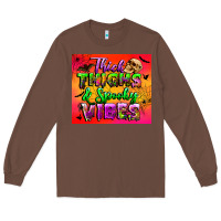Chestnut thick thighs and spooky vibes tumbler Long Sleeve Tee - BundleAndBundleShop