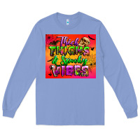 Colony Blue thick thighs and spooky vibes tumbler Long Sleeve Tee - BundleAndBundleShop