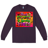 Plum thick thighs and spooky vibes tumbler Long Sleeve Tee - BundleAndBundleShop