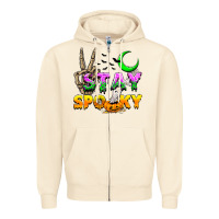 Sandshell Stay spooky Zipper Hoodie - NancyCooperArtShop