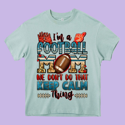 I'm A American Football Mom We Don't Do That Keep Heavy Core Tee Designed By Jasminsmagicworld