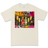 Bone Christmas champagne bottles and Premium Tee - AdoDesignShop