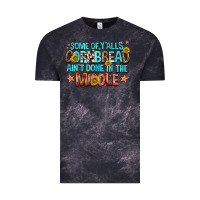 Cloud Black some of yalls cornbread aint done in the middle Vintage Tee - NancyCooperArtShop