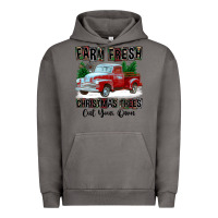 Pigment Tornado Farm Fresh Christmas Trees Cut Your Own Urban Hoodie - FaDigitalArtStudio
