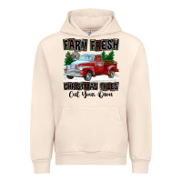 Sandshell Farm Fresh Christmas Trees Cut Your Own Urban Hoodie - FaDigitalArtStudio