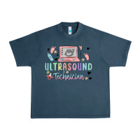 Midnight Navy ultrasound technician Urban Heavy Tee - MaliasSmallBusiness