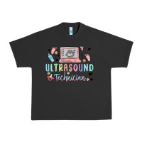 Pigment Black ultrasound technician Urban Heavy Tee - MaliasSmallBusiness