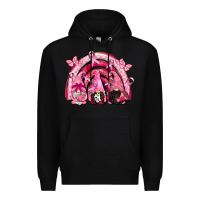 Black gnomes rainbow breast cancer Premium Hoodie - CowGirlArtShop