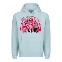 Blue Mist gnomes rainbow breast cancer Premium Hoodie - CowGirlArtShop
