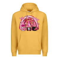 Mustard gnomes rainbow breast cancer Premium Hoodie - CowGirlArtShop