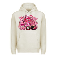 Oatmeal Heather gnomes rainbow breast cancer Premium Hoodie - CowGirlArtShop