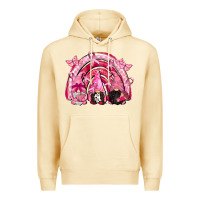 Pina Colada gnomes rainbow breast cancer Premium Hoodie - CowGirlArtShop