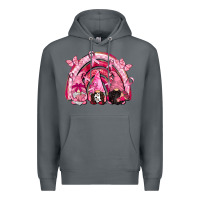 Rock gnomes rainbow breast cancer Premium Hoodie - CowGirlArtShop