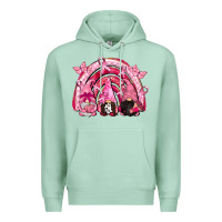 Seafoam gnomes rainbow breast cancer Premium Hoodie - CowGirlArtShop