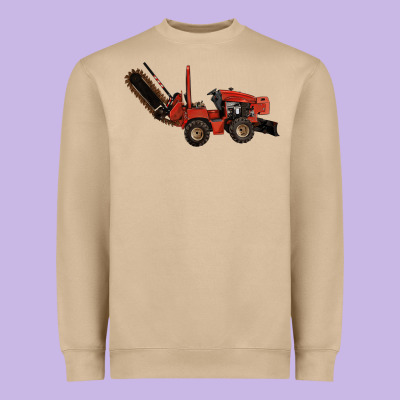 Red Ditch Witch Heavyweight Sweatshirt Designed By Lillyallendesigns
