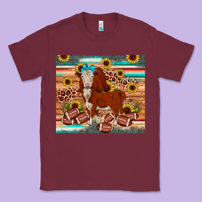 Football Hereford Sunflower Tumbler Classic Tee Designed By Jahusdesignshop