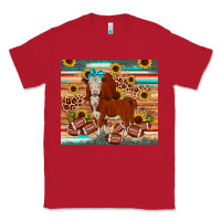 Red football hereford sunflower tumbler Classic Tee - JahusDesignShop
