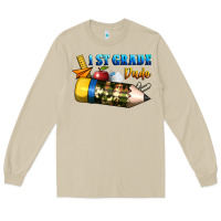 Mushroom 1 st grade dude Long Sleeve Tee - BundleAndBundleShop