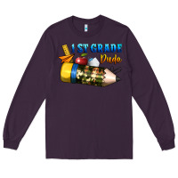 Plum 1 st grade dude Long Sleeve Tee - BundleAndBundleShop