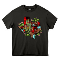 Asphalt cactus christmas texas map Heavy Core Tee - JahusDesignShop