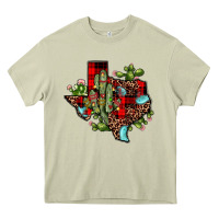 Mossy cactus christmas texas map Heavy Core Tee - JahusDesignShop