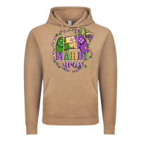 Vintage Coffee mardi gras game Vintage Hoodie - MaliasSmallBusiness