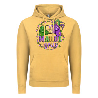 Vintage Mustard mardi gras game Vintage Hoodie - MaliasSmallBusiness