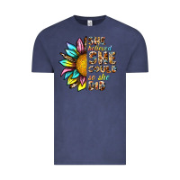 Vintage Denim she believed she could so she did Vintage Tee - NancyCooperArtShop