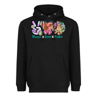 Black Peace love Easter Day Heavyweight Hoodie - HowdyJamesFarm