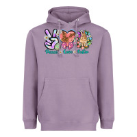 Lavender Peace love Easter Day Heavyweight Hoodie - HowdyJamesFarm