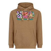 Toasted Coconut Peace love Easter Day Heavyweight Hoodie - HowdyJamesFarm