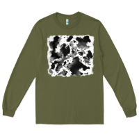 Army Green cowhide 5 Long Sleeve Tee - RanaPortraitStore