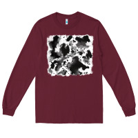 Burgundy cowhide 5 Long Sleeve Tee - RanaPortraitStore