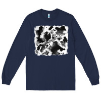Navy cowhide 5 Long Sleeve Tee - RanaPortraitStore
