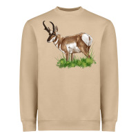 Mushroom pronghorn Heavyweight Sweatshirt - LillyAllenDesigns