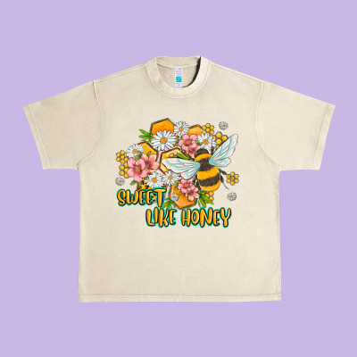 Like Honey Urban Heavy Tee Designed By Maliassmallbusiness