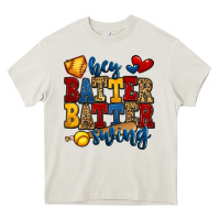 Cream hey batter batter swing softball Heavy Core Tee - Jasminsmagicworld