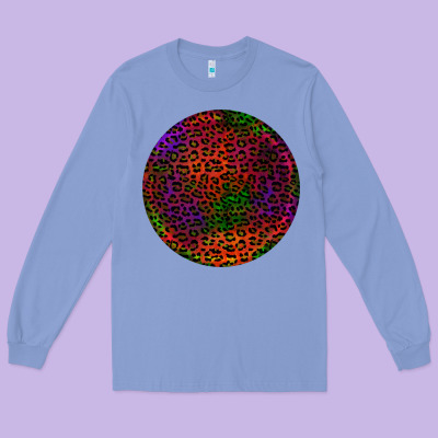 Halloween Round Earrings 2 Long Sleeve Tee Designed By Bundleandbundleshop