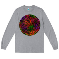 Heather Grey halloween round earrings 2 Long Sleeve Tee - BundleAndBundleShop