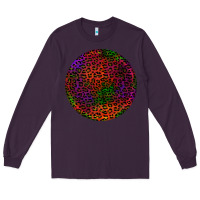 Plum halloween round earrings 2 Long Sleeve Tee - BundleAndBundleShop