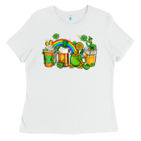 White st patricks coffee Ladies Tee - AdoDesignShop