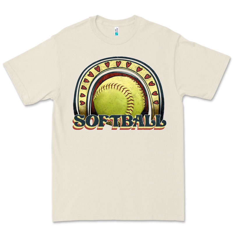 Softball Rainbow Premium Tee by JahusDesignShop | Teevron