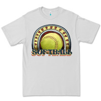 Dove Grey softball rainbow Premium Tee - JahusDesignShop