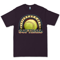 Plum softball rainbow Premium Tee - JahusDesignShop